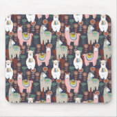 Colorful Llamas Pattern Muismat (Voorkant)