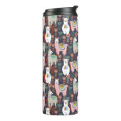 Colorful Llamas Pattern Thermosbeker (Gedraaid links)