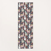 Colorful Llamas Pattern Yogamat (Voorkant)