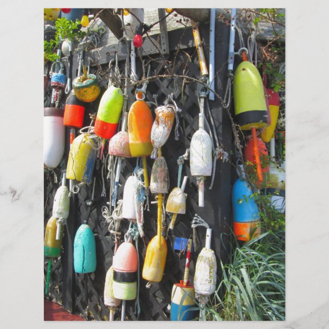 Colorful Lobster Buoys (Voorkant)