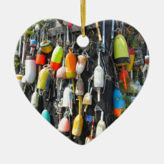 Colorful Lobster Buoys Keramisch Ornament