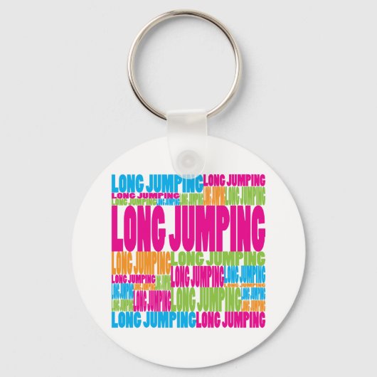 Colorful Long Jumping Sleutelhanger (Voorkant)