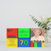 Colorful look Wis die 70 zondag draait (Staand voorkant)