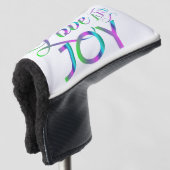 Colorful Love and Joy Golfheadcover (3/4 voorkant)