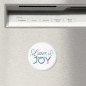 Colorful Love and Joy Magneet (Insitu (Vaatwasser))