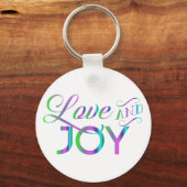 Colorful Love and Joy Sleutelhanger (Achterkant)