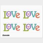 Colorful Love stickers (Vel)