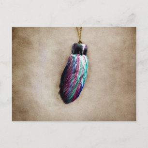 Colorful Lucky Rabbit's Foot Briefkaart