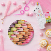 Colorful Macaroons Papieren Bordje (Feest)