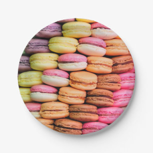 Colorful Macaroons Papieren Bordje