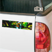 Colorful Macaw Bumpersticker (Op Truck)