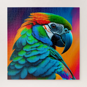 Colorful Macaw Parrot Bird Painting Legpuzzel