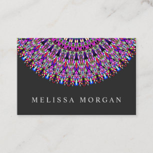 Colorful Magic Mandala Visitekaartje