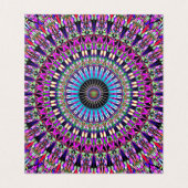 Colorful Magic Mandala Visitekaartjes (Binnenkant ongevouwen)
