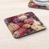 Colorful Maize Cork Onderzetters (Linkerzijde)