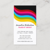 Colorful Makeup Artist Visitekaartje (Achterkant)