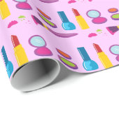 Colorful Makeup Cadeaupapier (Rol Hoek)