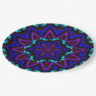 Colorful Mandala Design Papieren Bordje
