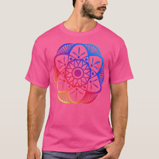 Colorful Mandala Flower T-shirt