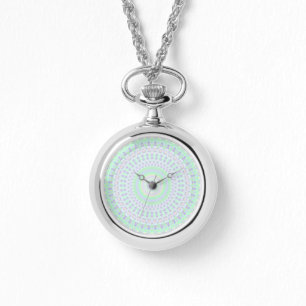 Colorful Mandala Horloge