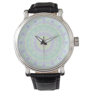 Colorful Mandala Horloge