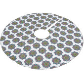 Colorful Mandala Kerstboom Rok (Gekanteld)
