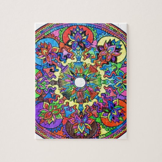 Colorful Mandala Legpuzzel (Verticaal)
