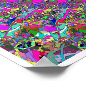 Colorful Mandala of Symmetry Poster (Hoek)