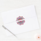 Colorful Mandala Persoonlijke Sticker (Envelop)