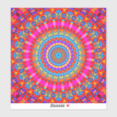 Colorful mandala vinyl sticker (Feuille)
