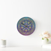 Colorful Mandala Wall klok (Huis)