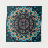 Colorful mandala wandkleed (Voorkant (horizontaal))