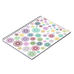 Colorful Mandalas in een willekeurige soort Notitieboek