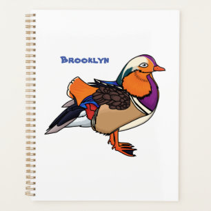 Colorful mandarin duck