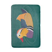 Colorful Mandarin Duck Modern Digital Art Badmat (Voorkant Verticaal)