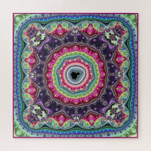 Colorful Mandelbrot Legpuzzel (Horizontaal)