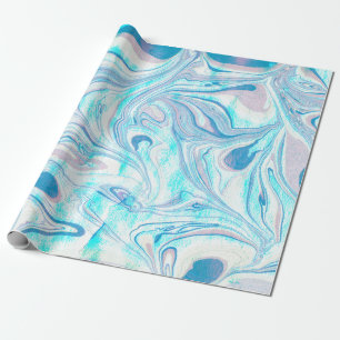 Colorful Marble Swirls Cadeaupapier
