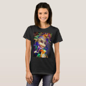 Colorful Mardi Gras Face Mask T-shirt (Voorkant volledig)