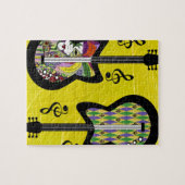 Colorful Mardi Gras Guitars Legpuzzel (Horizontaal)