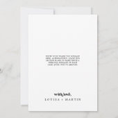 Colorful Married Little Kerstdank Feestdagenkaart (Achterkant)