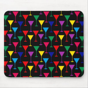 Colorful Martini Cocktail Pattern Muismat