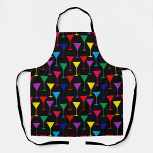 Colorful Martini Cocktail Pattern Schort
