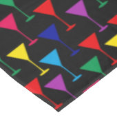 Colorful Martini Cocktail Pattern Tafelkleed (Gekanteld)