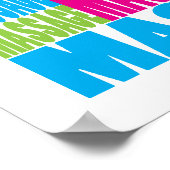 Colorful Massage Poster (Hoek)