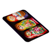 Colorful Matryoshka Dolls Magneet (Rechterzijde)