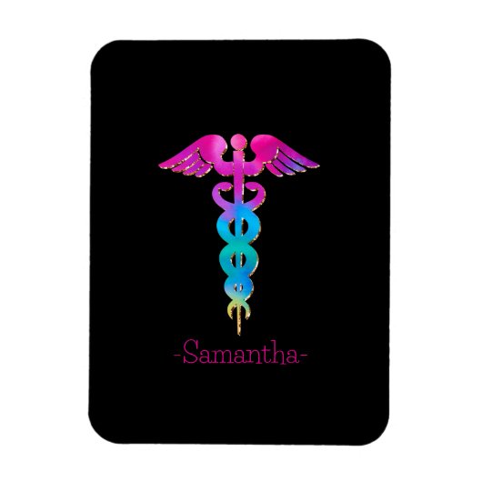 Colorful Medical Sign Magneet (Verticaal)