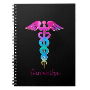 Colorful Medical Sign Notitieboek