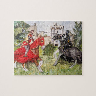 Colorful Medieval Joust Legpuzzel