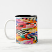 Colorful Memphis Mug (Gauche)