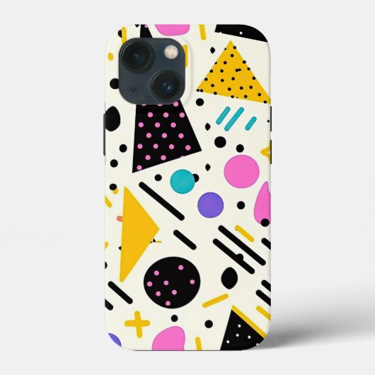 Colorful Memphis Pattern Case-Mate iPhone Case (Achterkant)